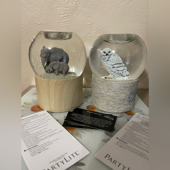 PartyLite Other - Partylite snow globes.  Set of two.